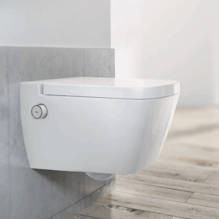 WC školjke 9700200 in 9700600 TECE One higijenska brezrobna WC školjka z WC desko s počasnim zapiranjem | KOPALNICA-ONLINE.SI