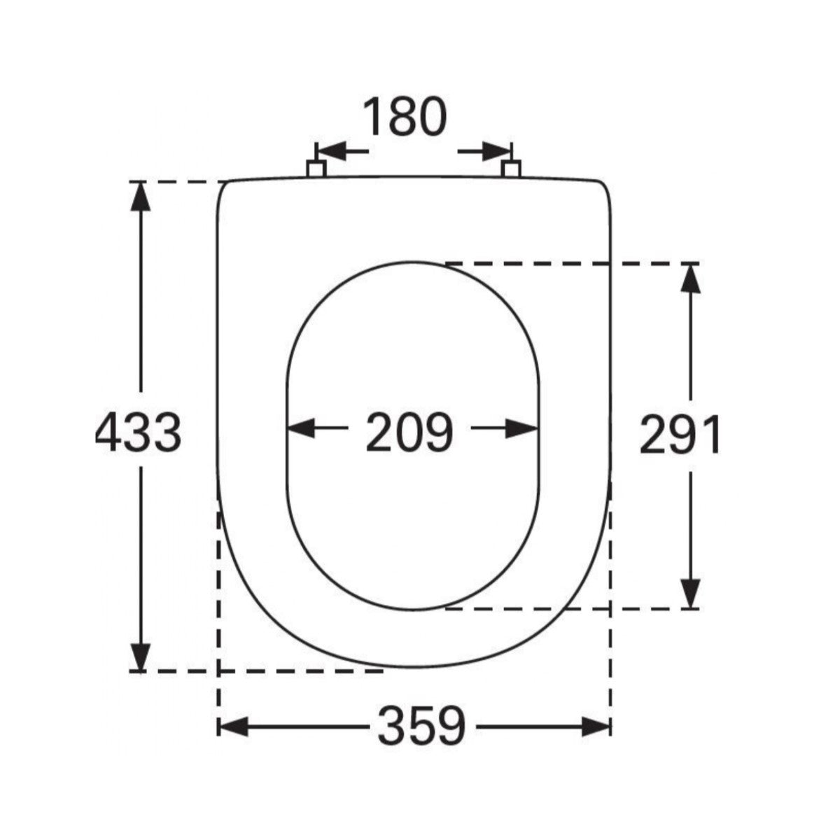 — 9M68S101 Villeroy & Boch Subway 2.0 WC deska s počasnim zapiranjem "Soft Close" | KOPALNICA-ONLINE.SI