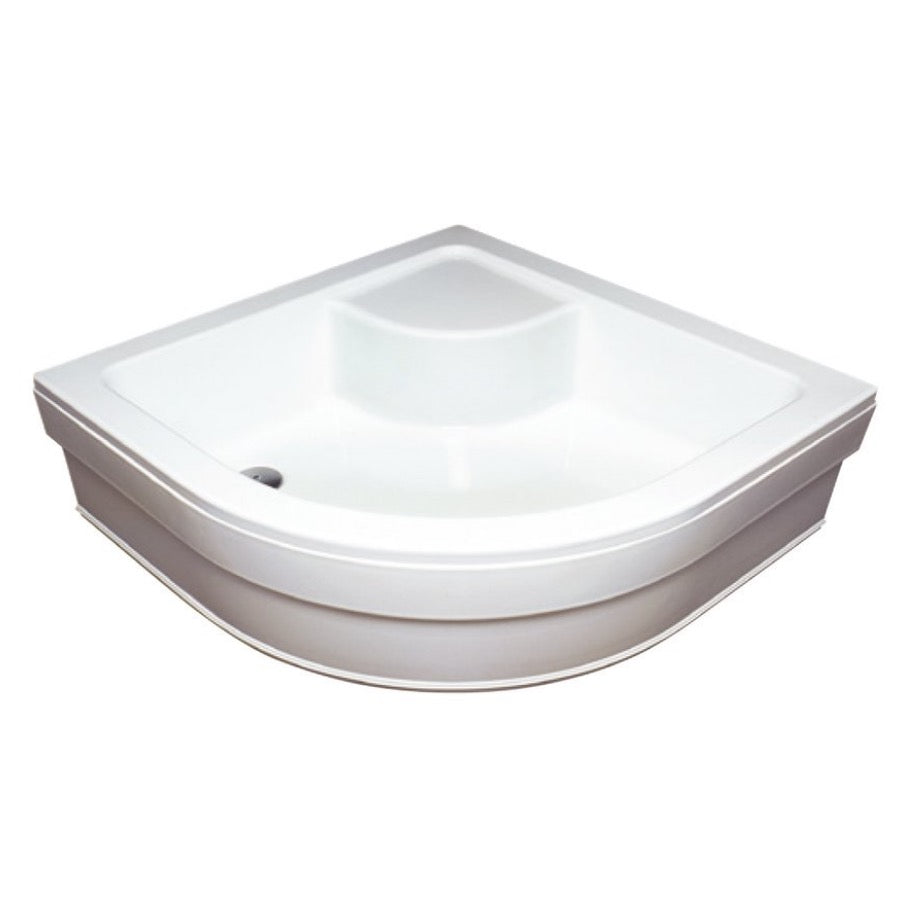 Tuš kadi A217001020 Ravak Sabina 90 x 90 cm polkrožna tuš kad iz sanitarnega akrila | KOPALNICA-ONLINE.SI