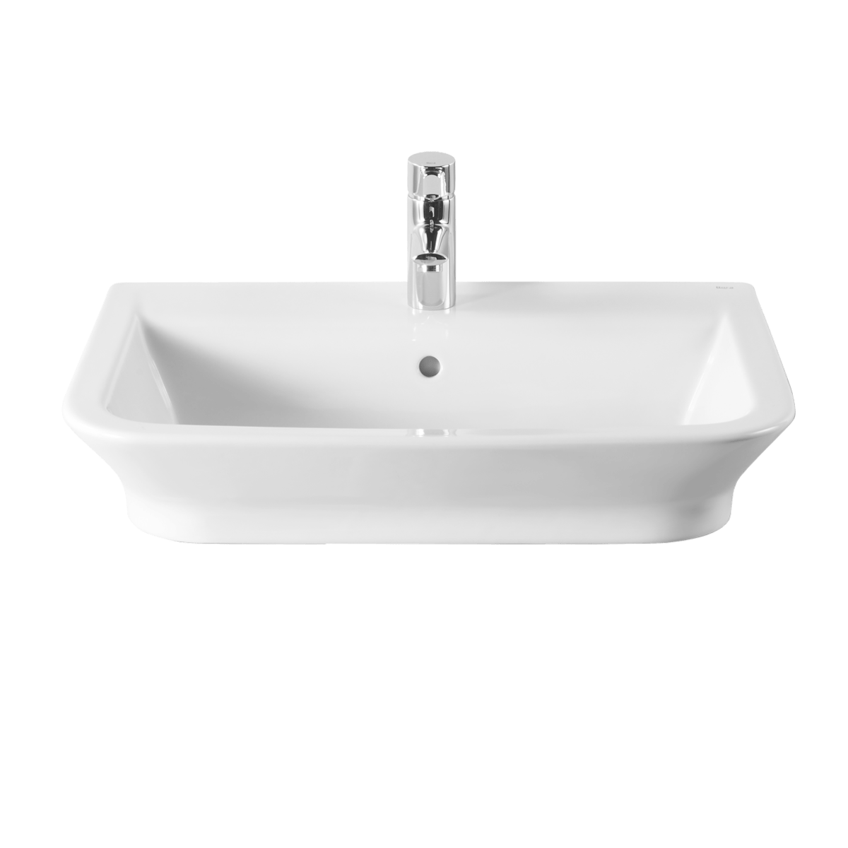 Umivalniki A327474000 Roca The Gap 60 x 47 cm keramični umivalnik z odprtino za armaturo | KOPALNICA-ONLINE.SI
