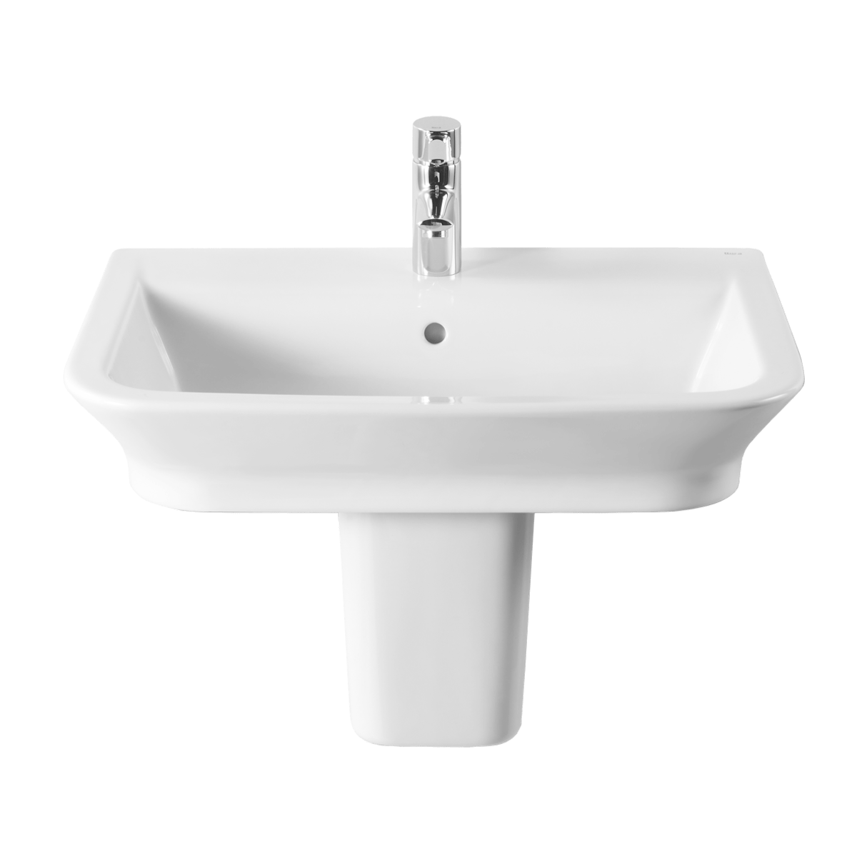 Umivalniki A327475000 Roca The Gap 55 x 47 cm keramični umivalnik z odprtino za armaturo | KOPALNICA-ONLINE.SI