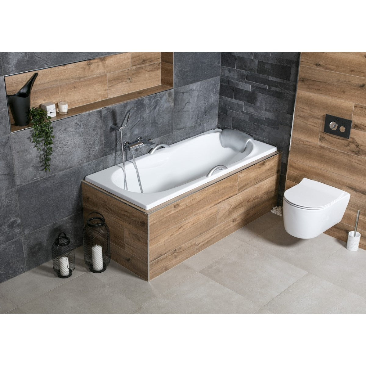 WC školjke AL010 Glacera Alfa viseča brezrobna WC školjka bela | KOPALNICA-ONLINE.SI