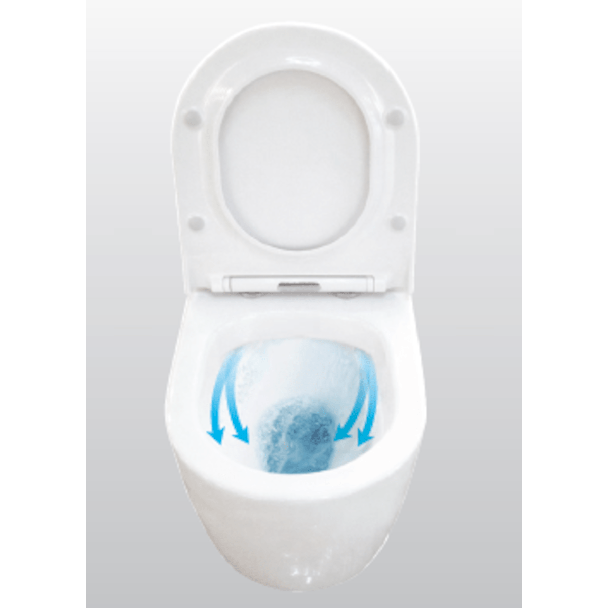 WC školjke AL010 Glacera Alfa viseča brezrobna WC školjka bela | KOPALNICA-ONLINE.SI