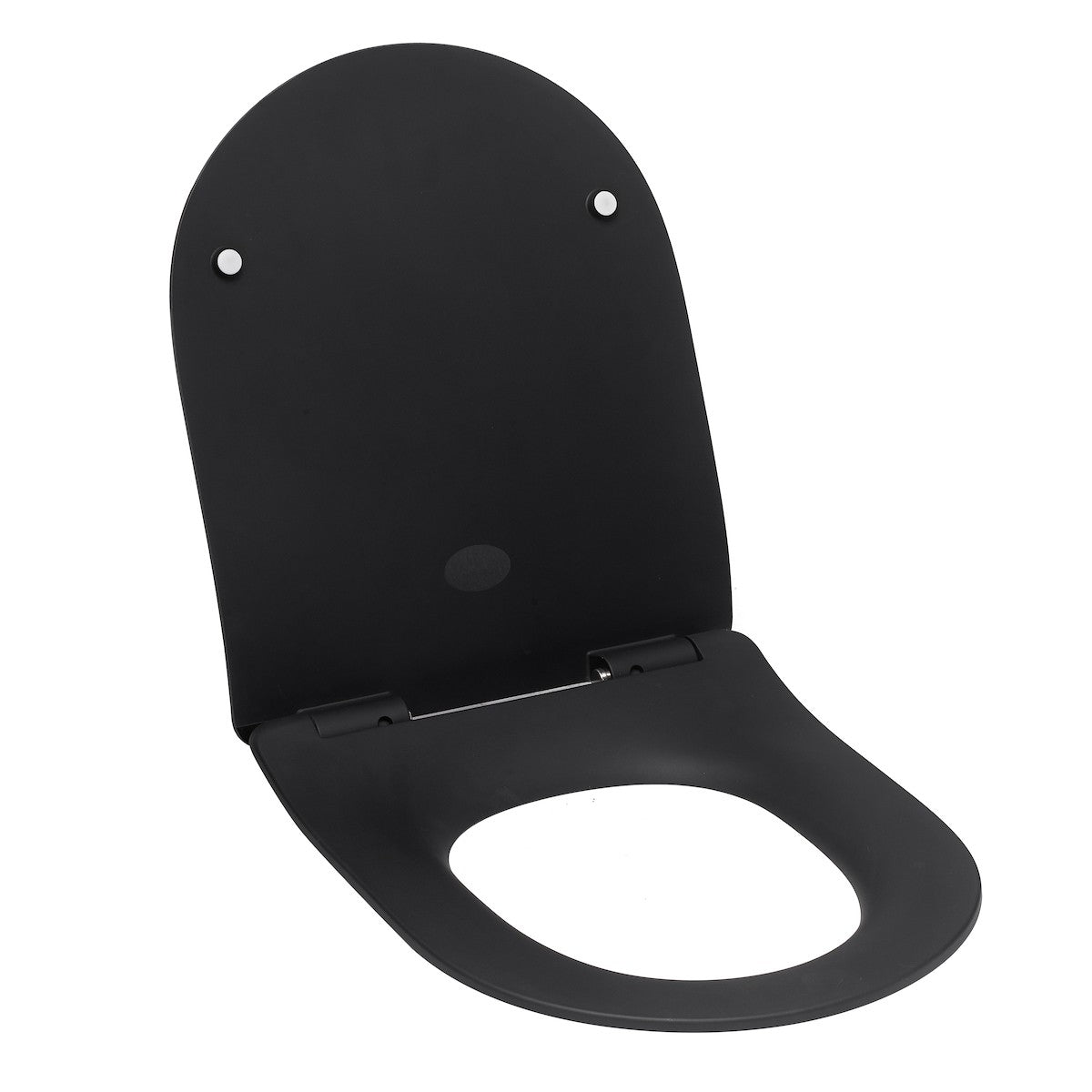 — AL030SBL Glacera črna WC deska z mat zaključkom s počasnim zapiranjem "Soft Close" | KOPALNICA-ONLINE.SI