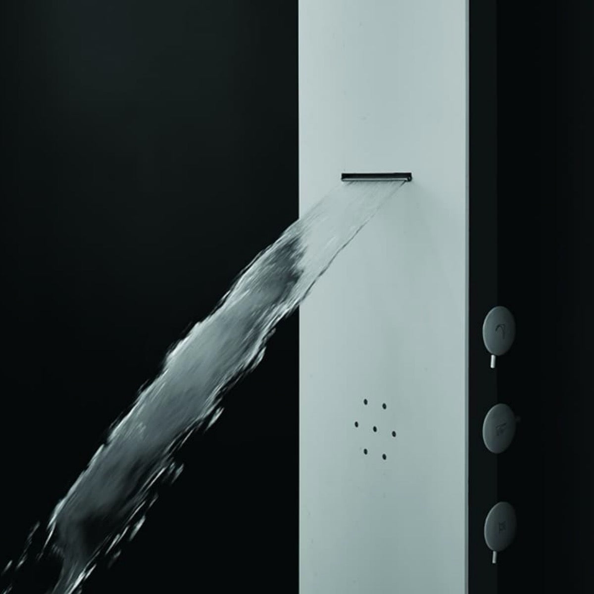 Tuš paneli ALUSHOWER Anima Alu masažni tuš panel s funkcijo slapa | KOPALNICA-ONLINE.SI