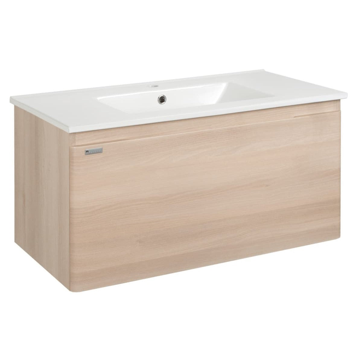 Kopalniško pohištvo ANCONA2100DV Naturel Ancona 100 x 46 cm umivalnik z omarico | KOPALNICA-ONLINE.SI