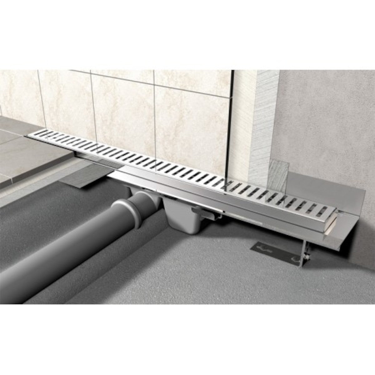 Tuš kanalete APZ4-1050 Alcaplast 105 cm obstenski model tuš kanaleta iz nerjavnega jekla | KOPALNICA-ONLINE.SI