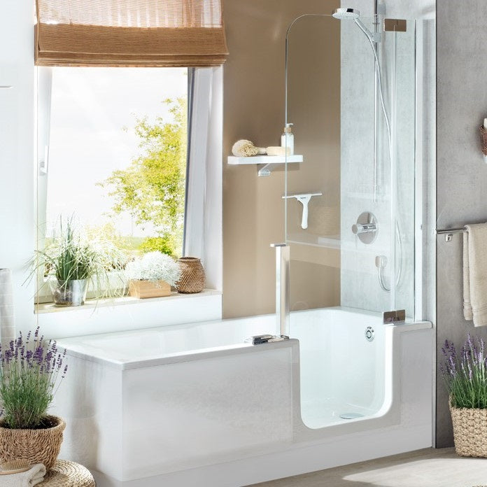 SIKOVAD160P Artweger Duett 160 x 75 cm kad z vratci - desna izvedba