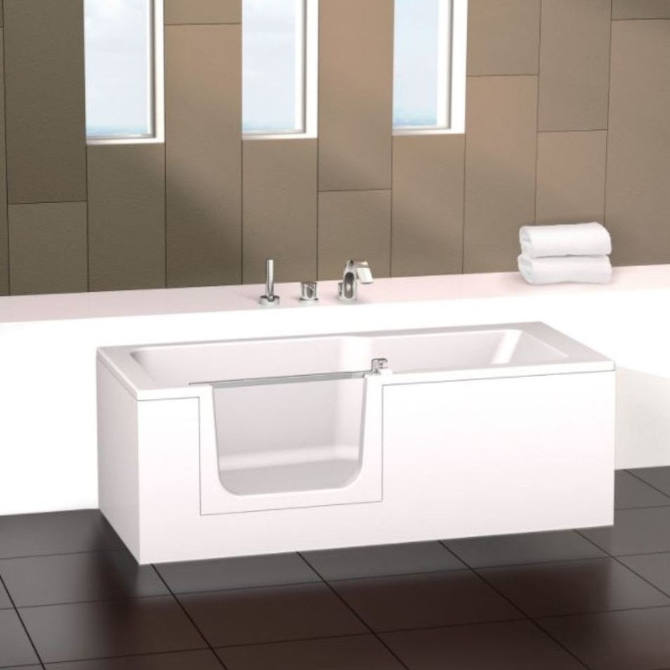 SIKOVAND170L Artweger Duett 170 x 75 cm kad z vratci - leva izvedba