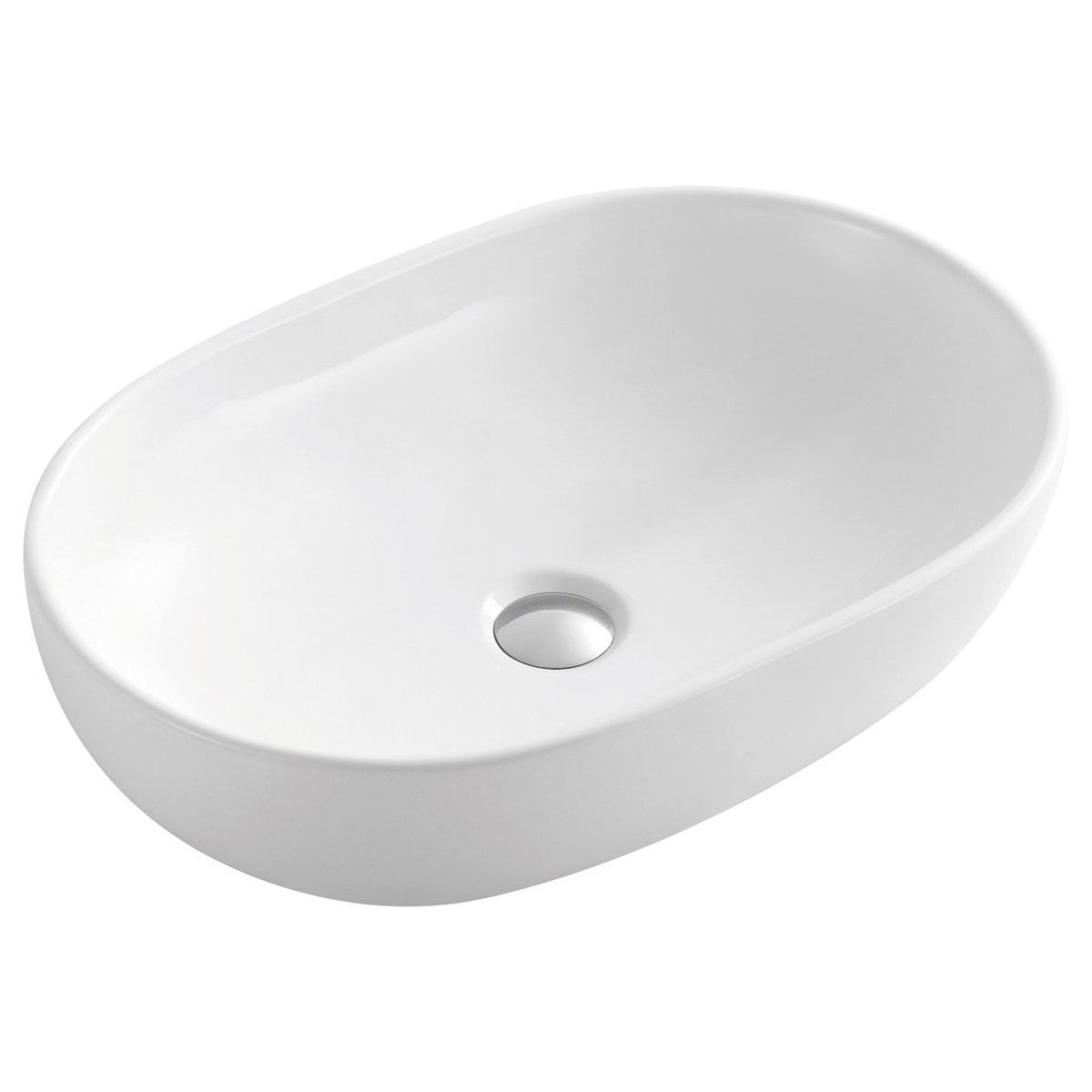 Umivalniki CA590 Sapho Caleo 60,5 x 42 cm ovalni nadpultni umivalnik | KOPALNICA-ONLINE.SI