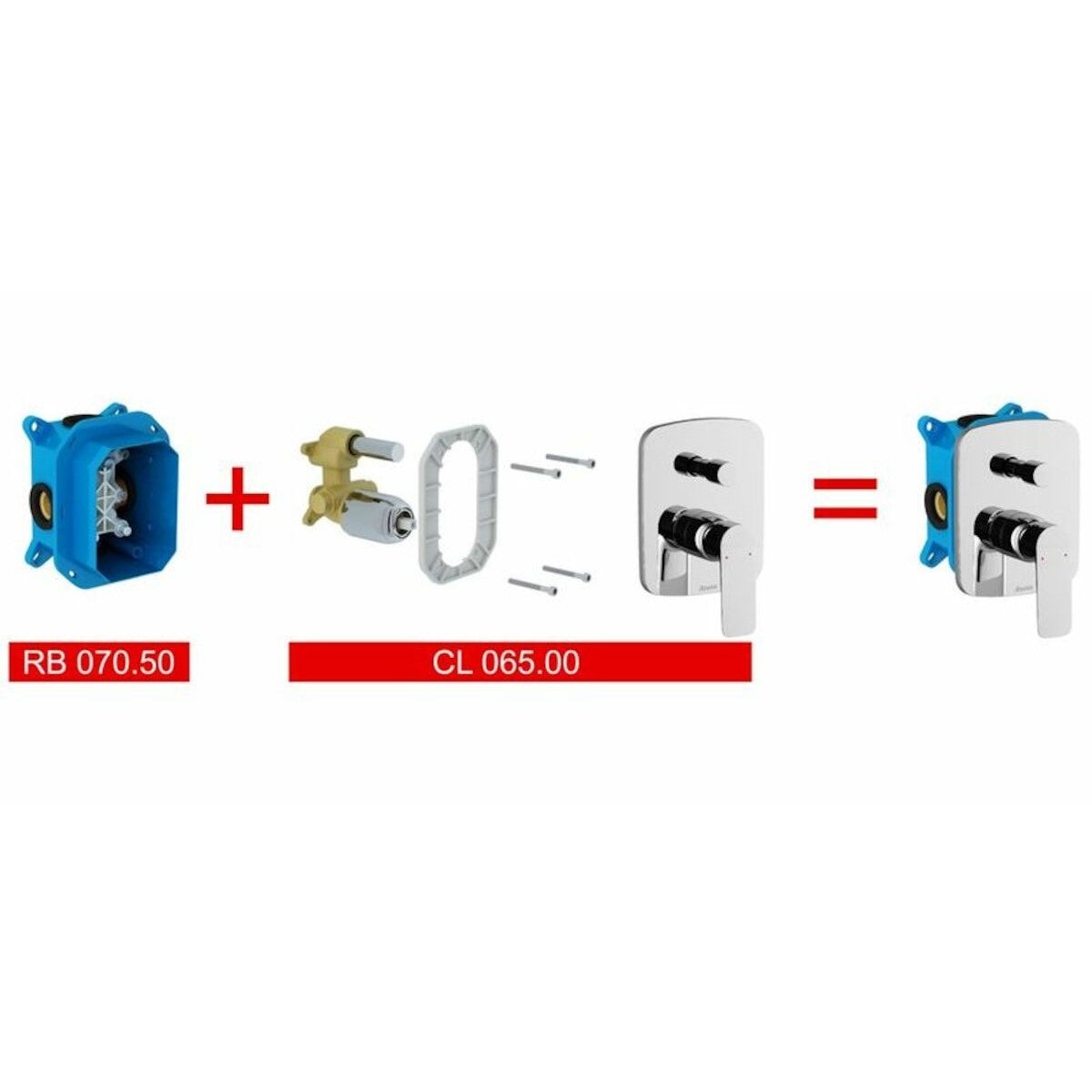 Armature CL065.00 Ravak Classic pokrivna plošča | KOPALNICA-ONLINE.SI