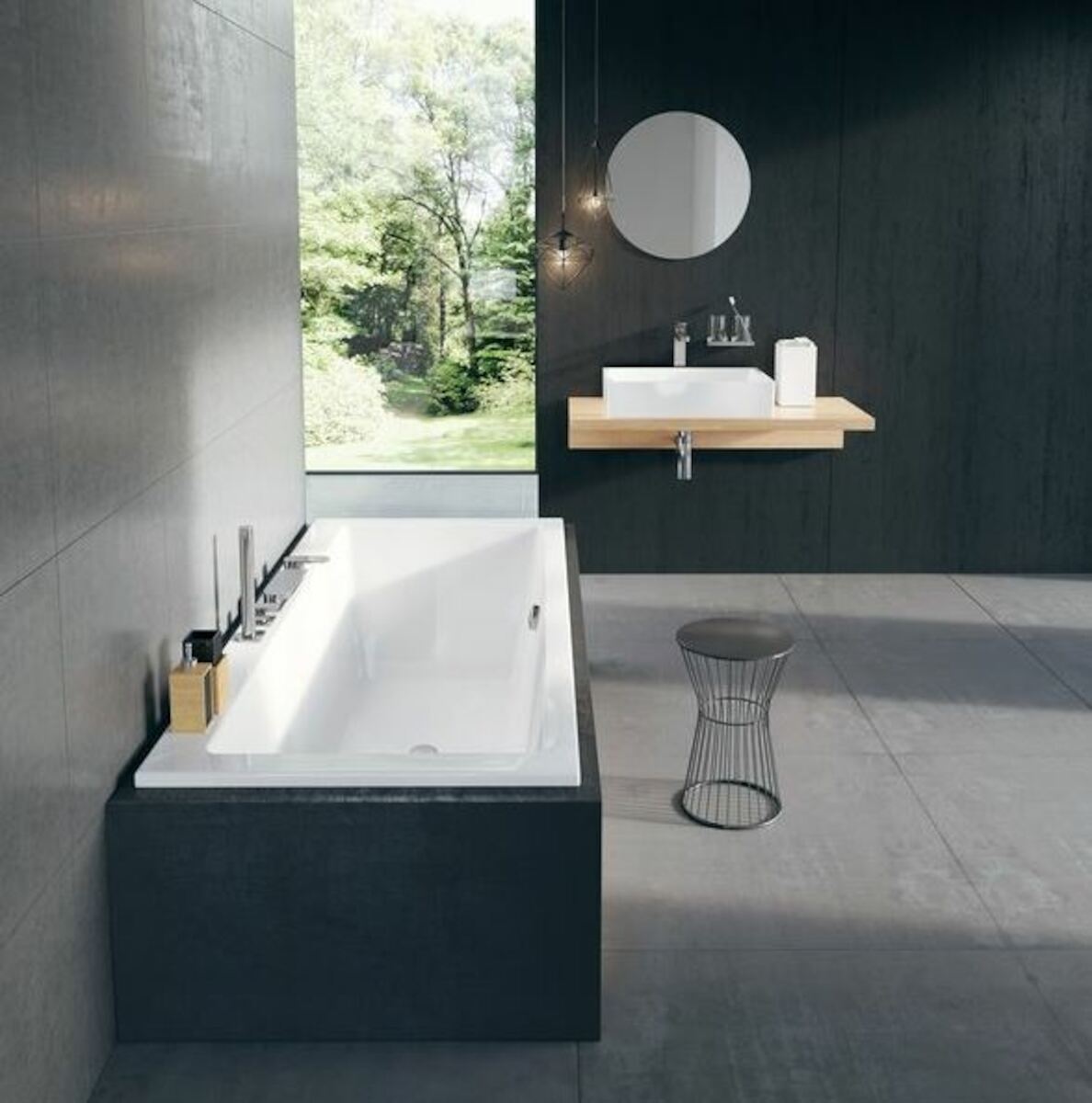 X070073 Ravak armatura za kad s tuš ročko za namestitev na rob kadi