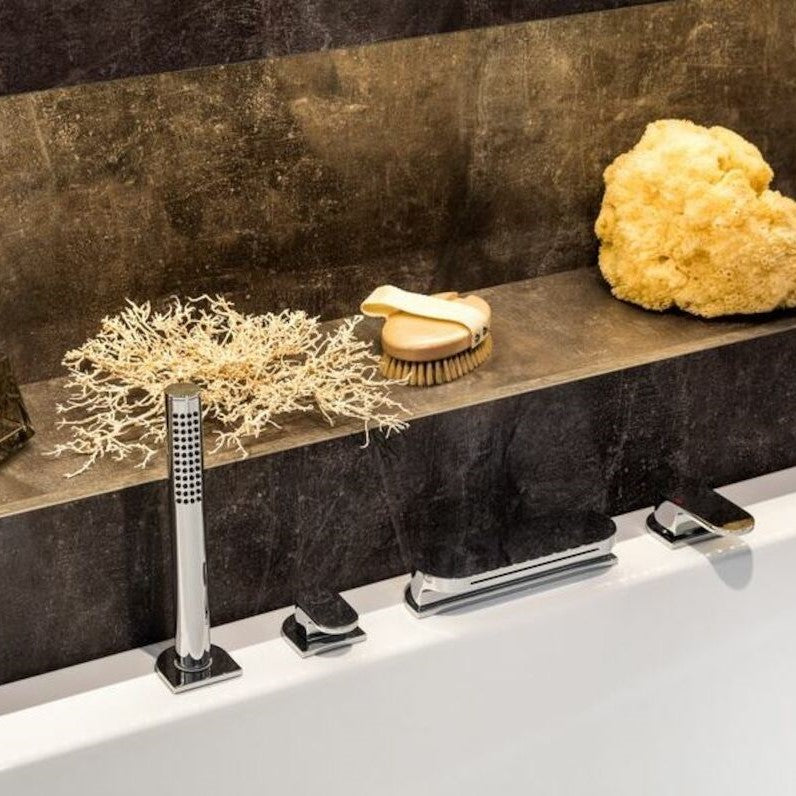 X070073 Ravak armatura za kad s tuš ročko za namestitev na rob kadi