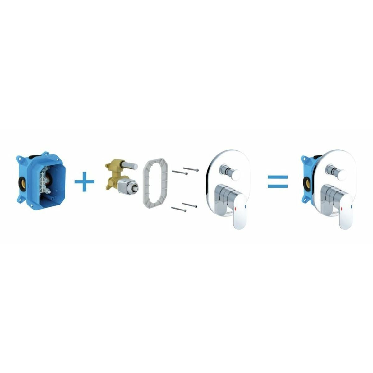 X070056 Ravak Chrome pokrivna plošča