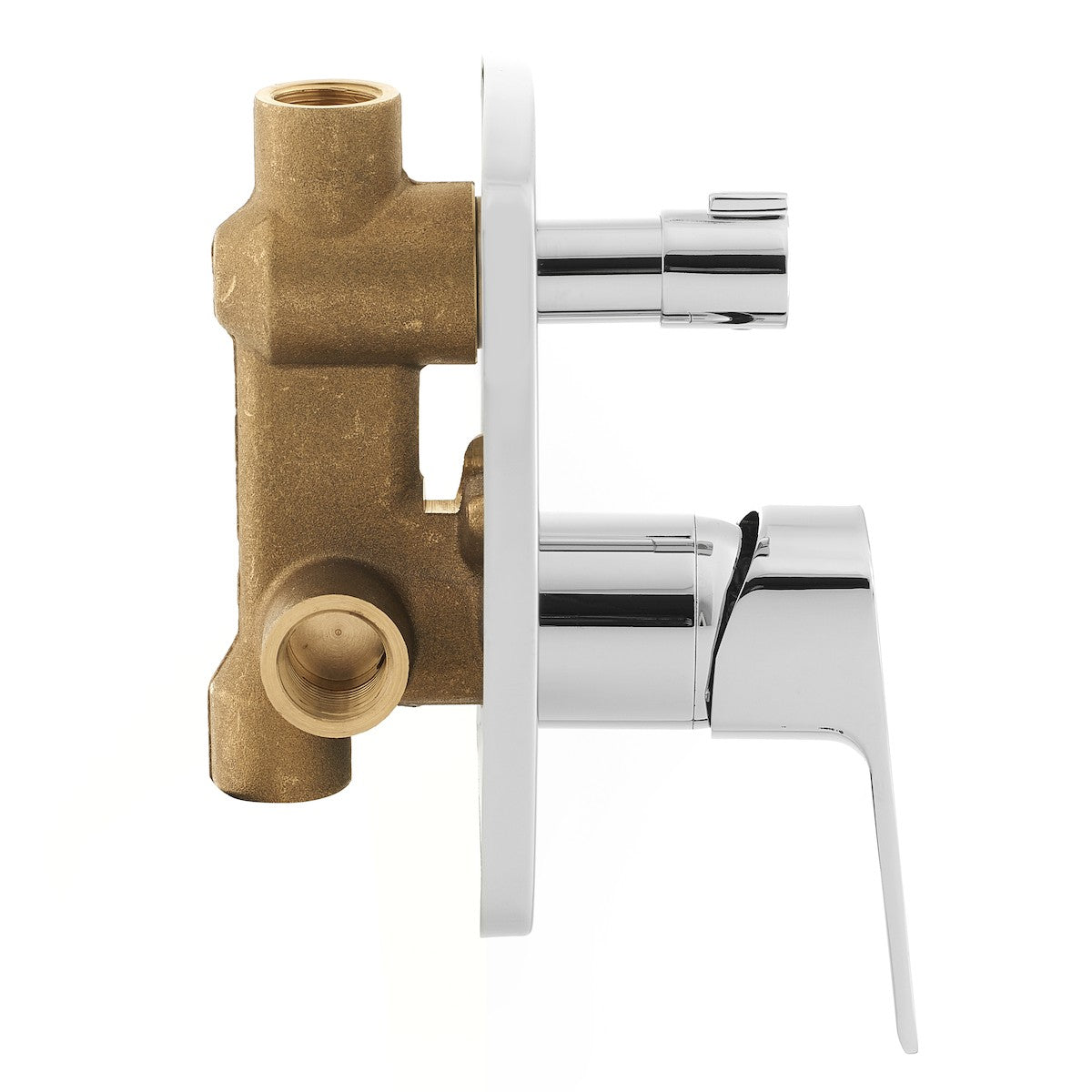 Armature-CU215 Optima Cube Way (2 priključka) podometna armatura za kad ali tuš -KOPALNICA-ONLINE.SI