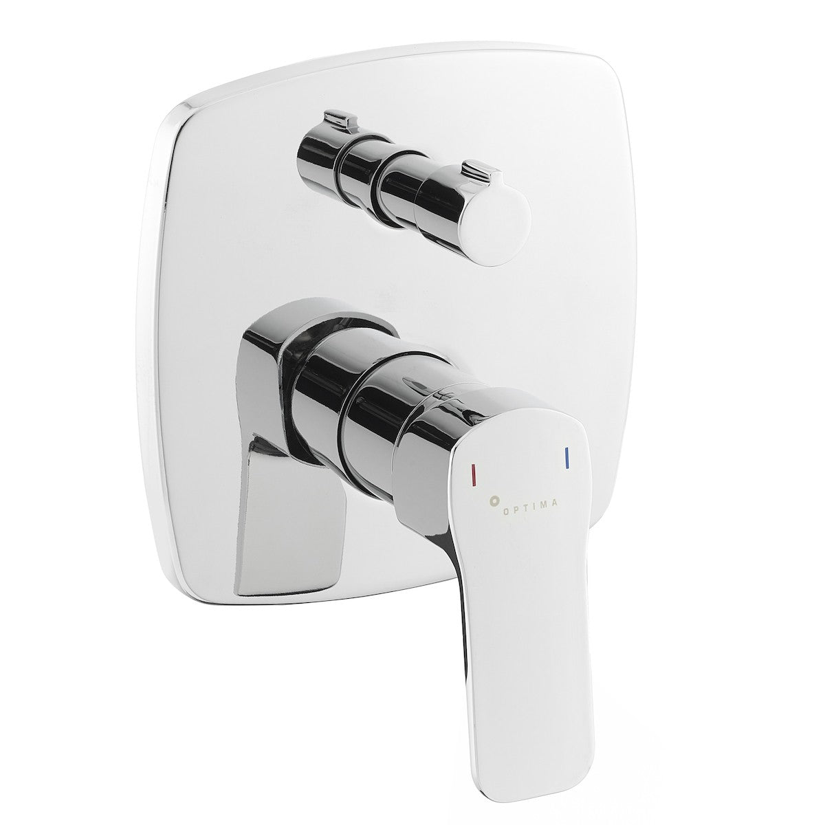 Armature-CU215 Optima Cube Way (2 priključka) podometna armatura za kad ali tuš -KOPALNICA-ONLINE.SI