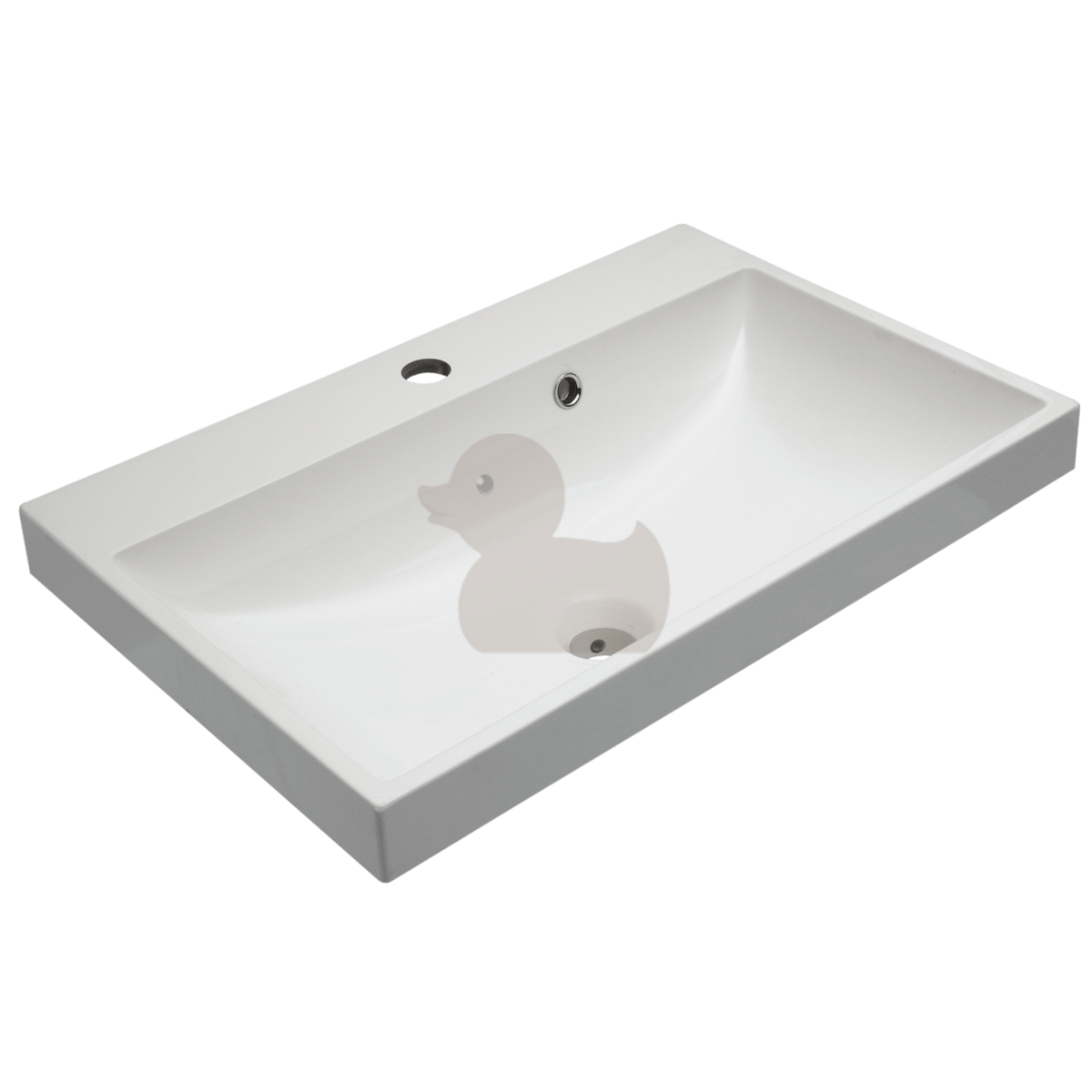 Umivalniki CU8050 Naturel Cube Way 80 x 40 cm vgradni umivalnik iz litega marmorja z odprtino za armaturo | KOPALNICA-ONLINE.SI