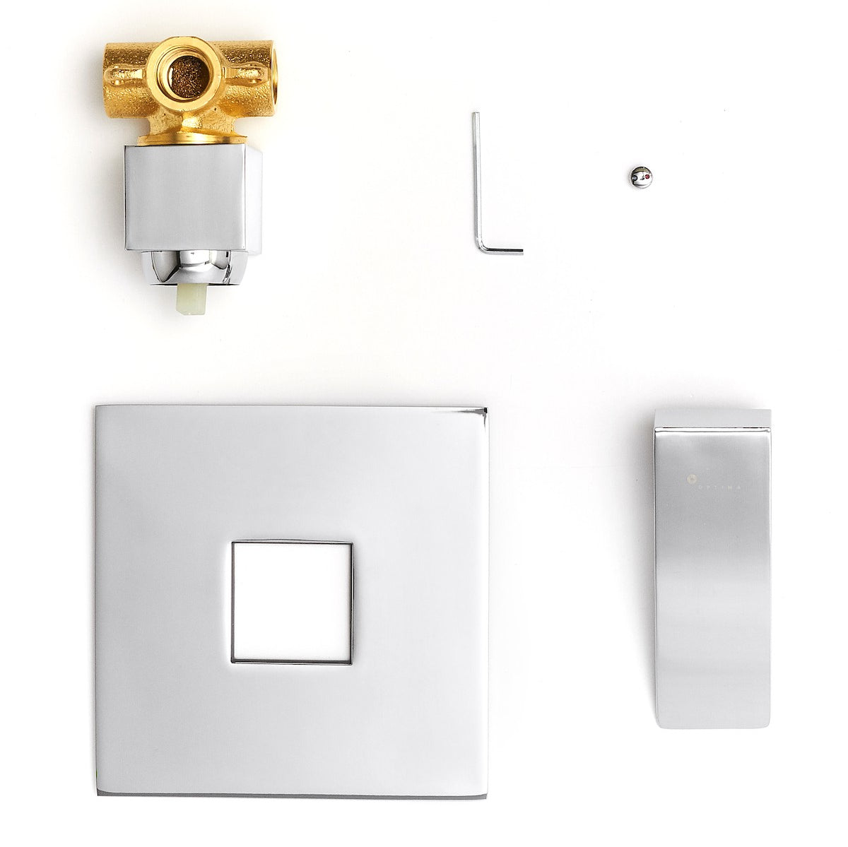 Armature-DO210 Optima Donata (1 priključek) podometna armatura za tuš -KOPALNICA-ONLINE.SI