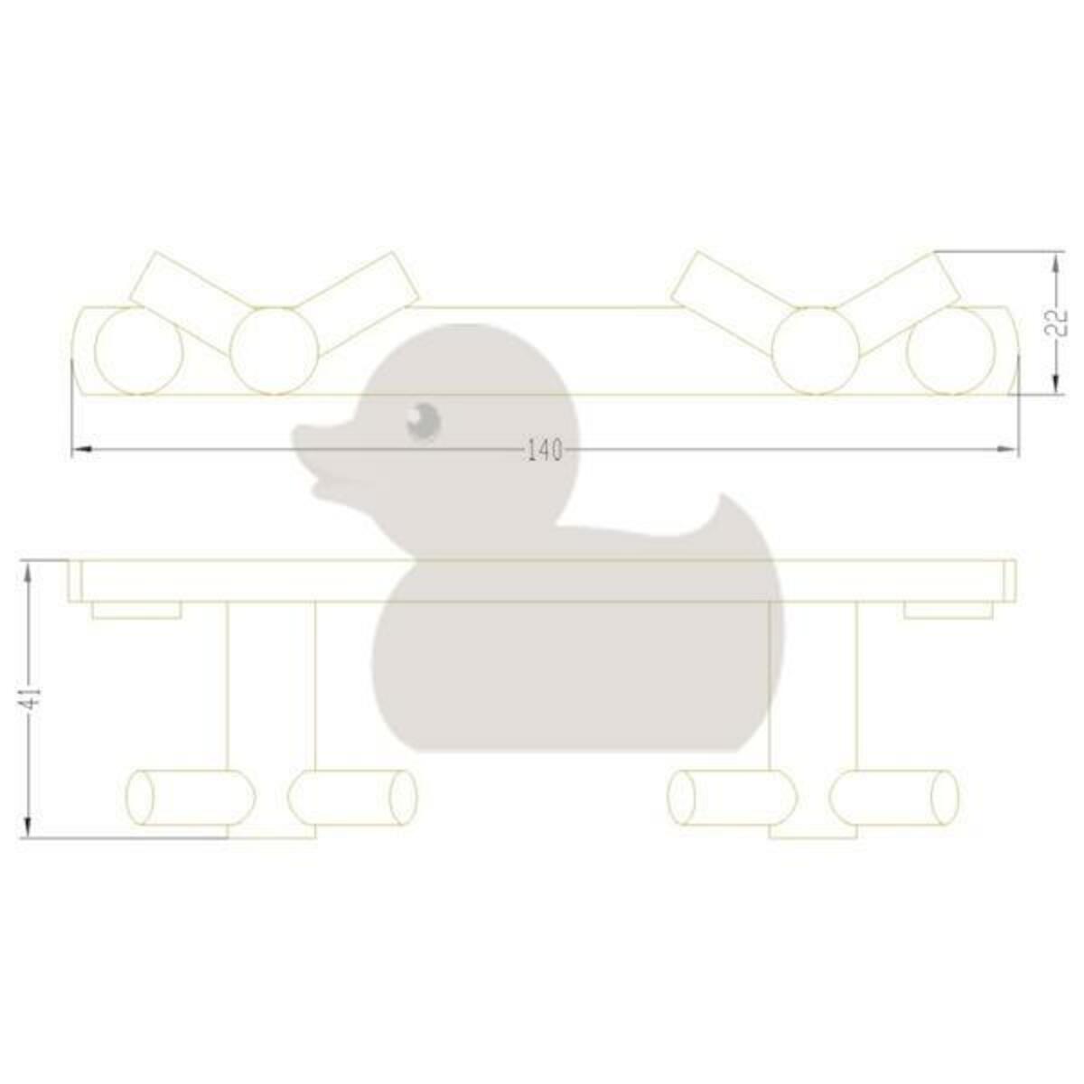 DVOJHACEKVCR Optima letev z dvema kavljema