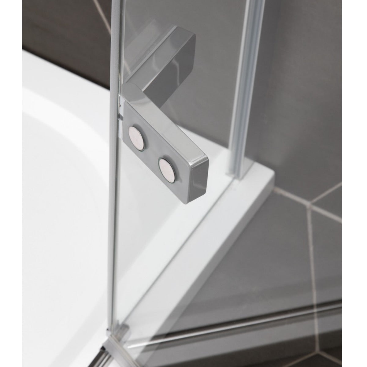 SIKOKHS100TCRSET Hüppe Strike New 100 x 100 polkrožna tuš kabina