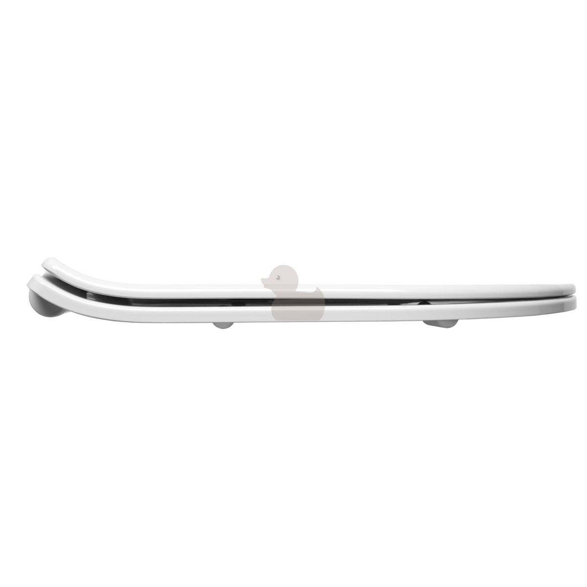 EASYSLIM44 Glacera tanka WC deska - Soft Close, Quick Release
