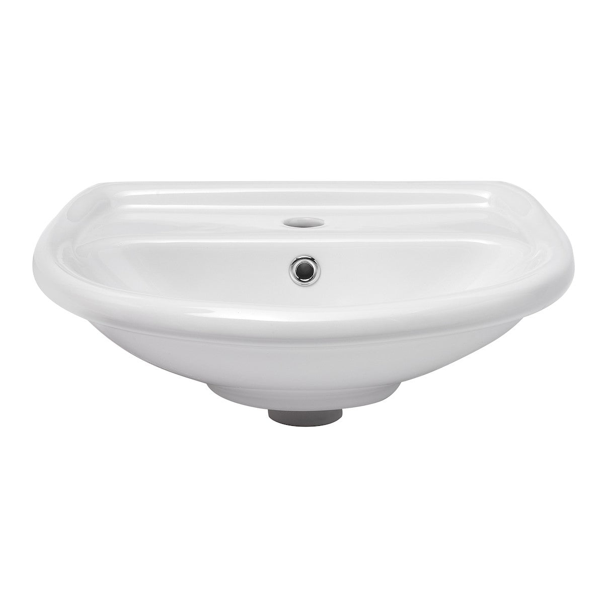 EUR351 Multi 50 x 39,5 cm stenski keramični umivalnik z odprtino za armaturo