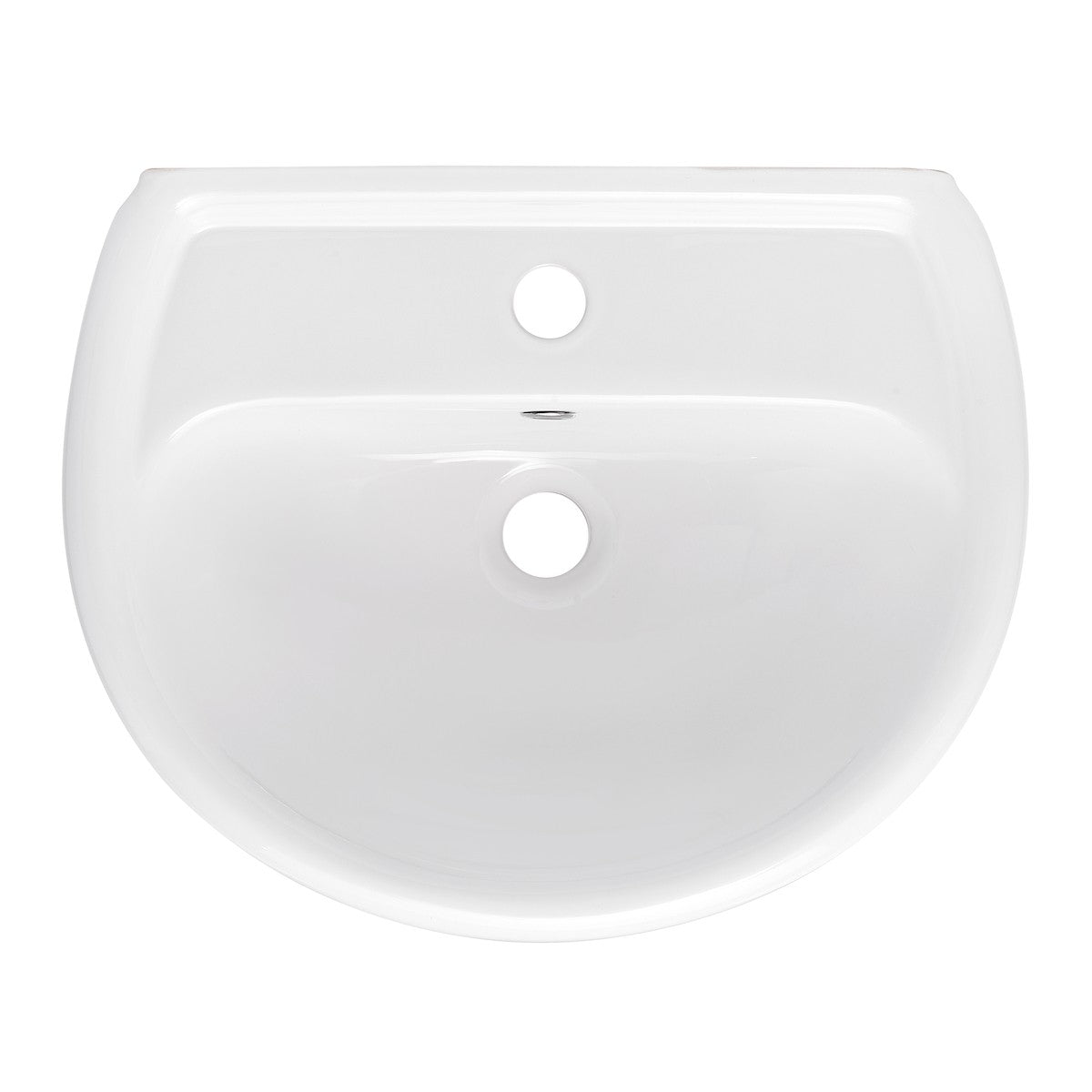 EUR351 Multi 50 x 39,5 cm stenski keramični umivalnik z odprtino za armaturo
