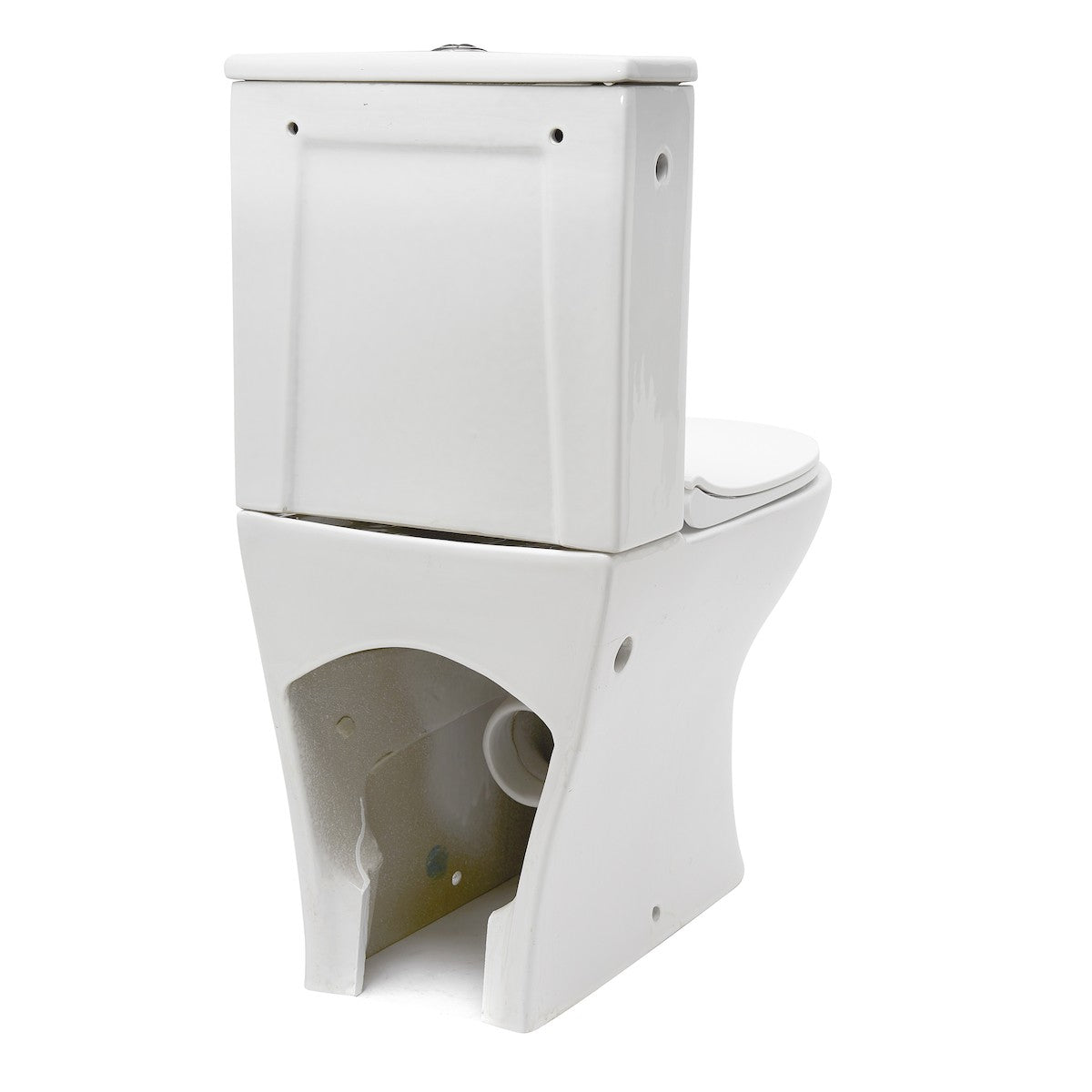 EUR990 Multi Eur talna brezrobna WC školjka monoblok z WC desko s počasnim zapiranjem