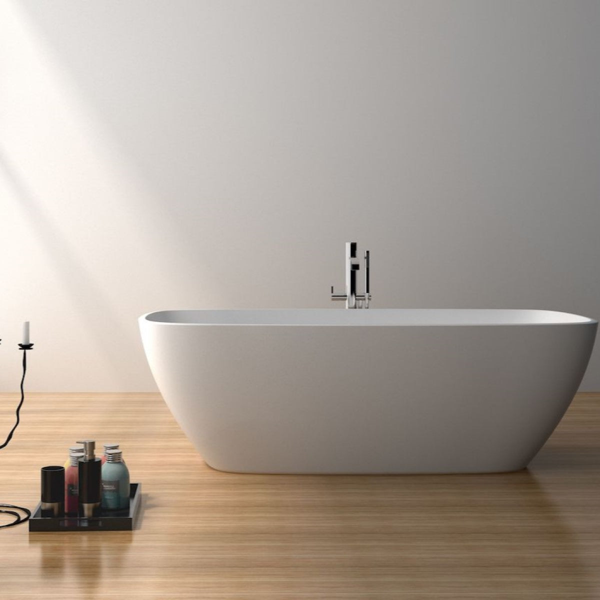 EVE1700 SIKO Evelyn prostostoječa kopalna kad iz litega marmorja