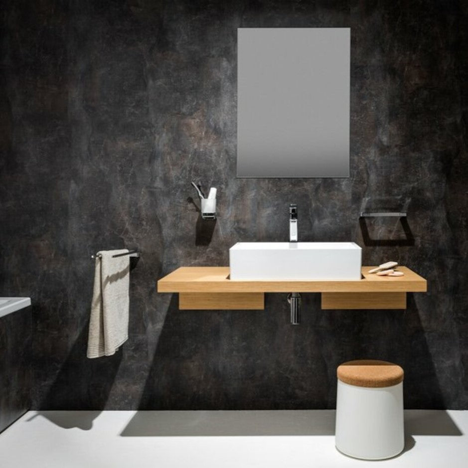 FORUM0160 Ravak Formy 60 x 39 cm pravokotni nadpultni umivalnik iz litega marmorja