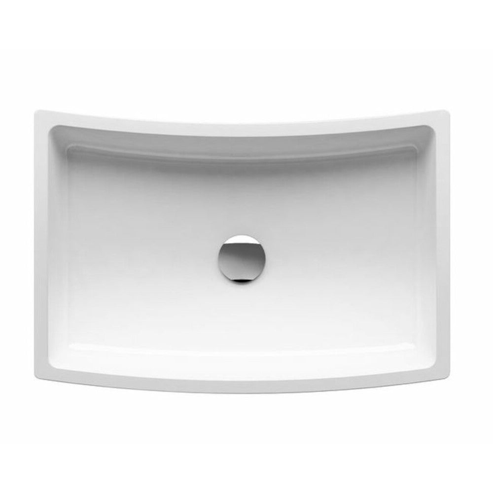 FORUM0250 Ravak Formy 50 x 41 cm pravokotni nadpultni umivalnik iz litega marmorja