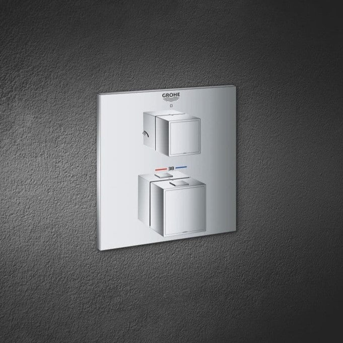 Armature 24154000 Grohe Grohtherm Cube termostatska pokrivna plošča | KOPALNICA-ONLINE.SI