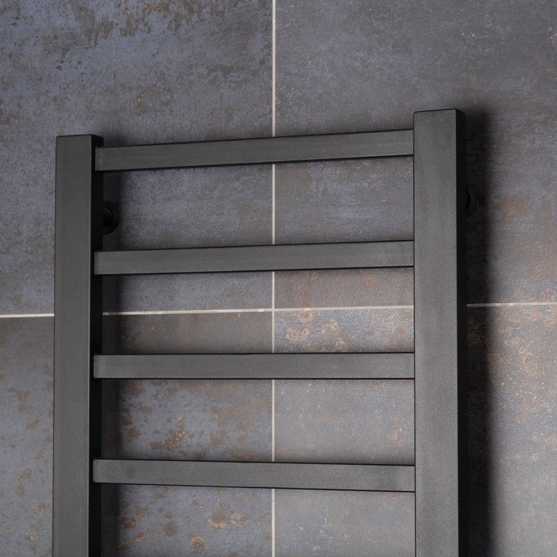 G35001280BL P.M.H. Galeon 128 cm x 50 cm črni kopalniški radiator univerzalni