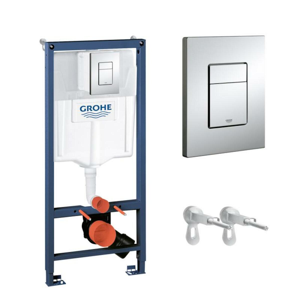 Podometni splakovalniki 38772001 Grohe Rapid SL set 3 v 1 podometni splakovalnik za WS školjko | KOPALNICA-ONLINE.SI