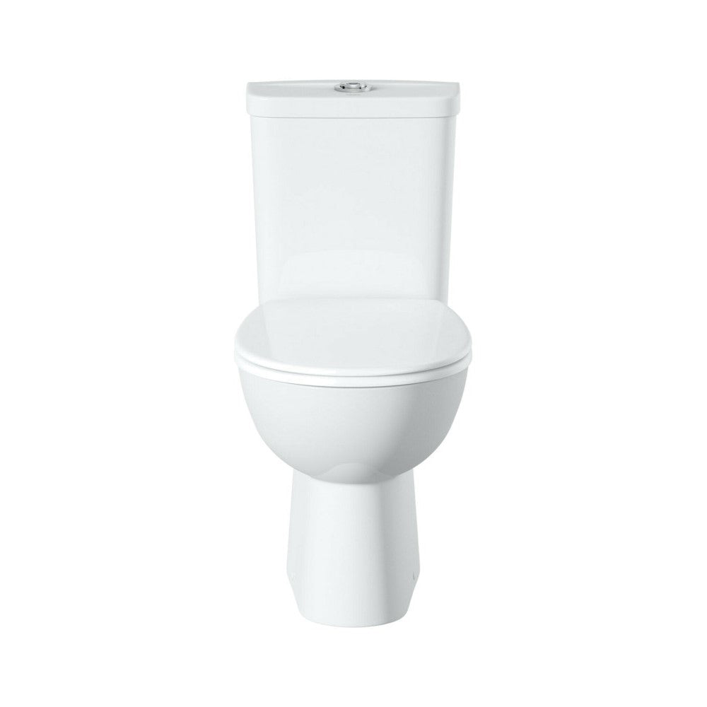 WC školjke 39346000 Grohe Bau Ceramic talna brezrobna WC školjka monoblok (talni izliv) z WC desko s počasnim zapiranjem | KOPALNICA-ONLINE.SI
