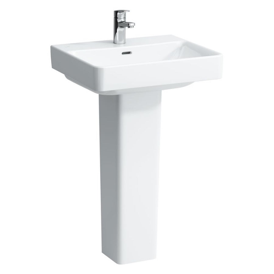 H8109620001041 Laufen Pro S 55 x 46,5 cm pravokotni stenski keramični umivalnik z odprtino za armaturo