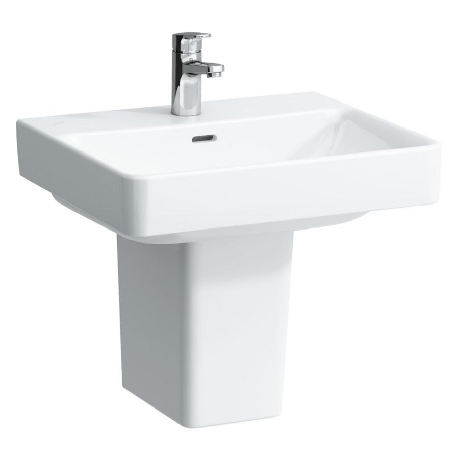 H8109620001041 Laufen Pro S 55 x 46,5 cm pravokotni stenski keramični umivalnik z odprtino za armaturo