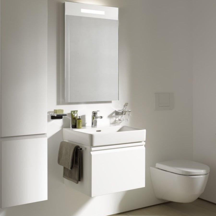 H8109620001041 Laufen Pro S 55 x 46,5 cm pravokotni stenski keramični umivalnik z odprtino za armaturo