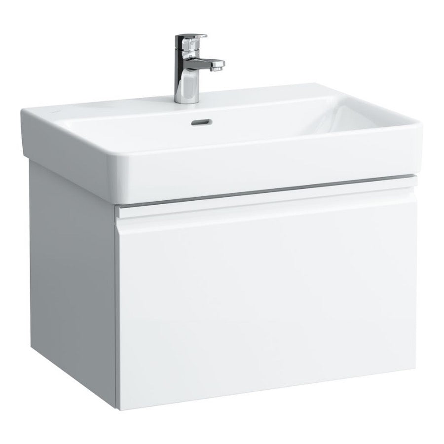 H8109640001041 Laufen Pro S 65 x 46,5 cm pravokotni stenski keramični umivalnik z odprtino za armaturo