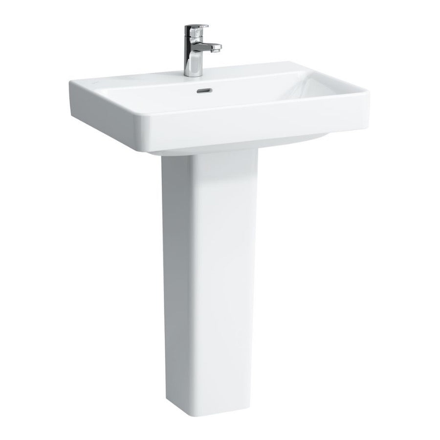 H8109640001041 Laufen Pro S 65 x 46,5 cm pravokotni stenski keramični umivalnik z odprtino za armaturo