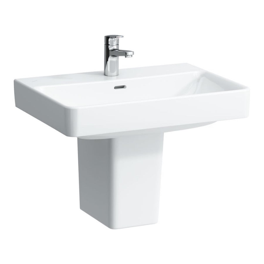 H8109640001041 Laufen Pro S 65 x 46,5 cm pravokotni stenski keramični umivalnik z odprtino za armaturo