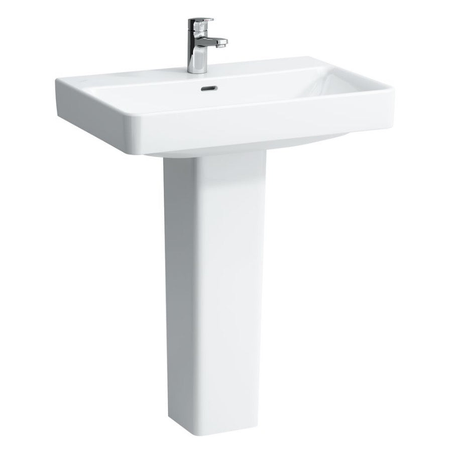 H8109670001041 Laufen Pro S 70 x 46,5 cm pravokotni stenski keramični umivalnik z odprtino za armaturo