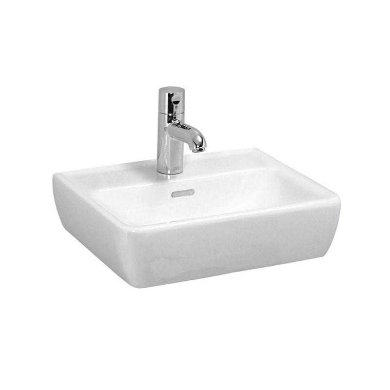 H8119510001041 Laufen Pro 45 x 34 cm pravokotni stenski keramični umivalnik z odprtino za armaturo