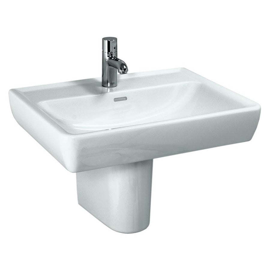 H8189510001041 Laufen Pro 55 x 48 cm pravokotni stenski keramični umivalnik z odprtino za armaturo