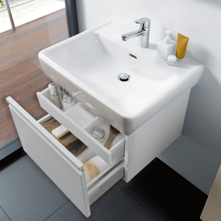 H8189510001041 Laufen Pro 55 x 48 cm pravokotni stenski keramični umivalnik z odprtino za armaturo