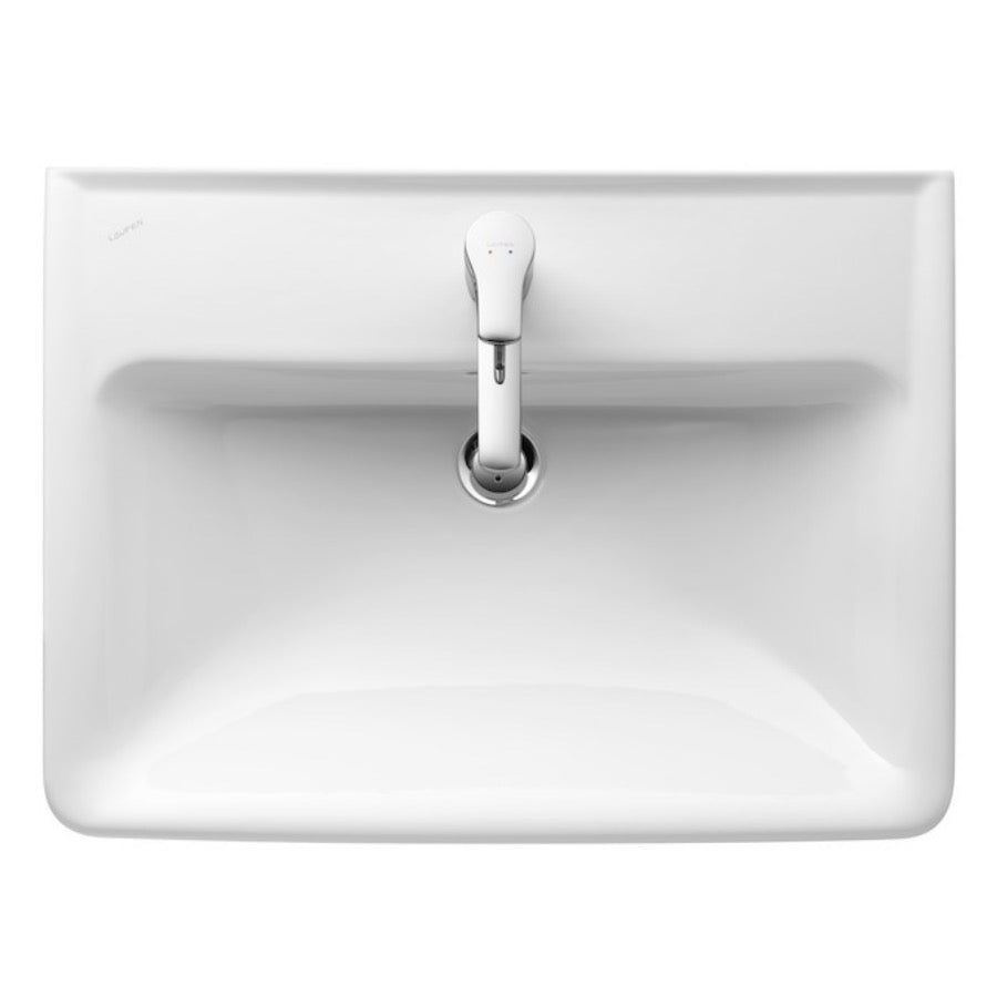 H8189520001041 Laufen Pro 60 x 48 cm pravokotni stenski keramični umivalnik z odprtino za armaturo