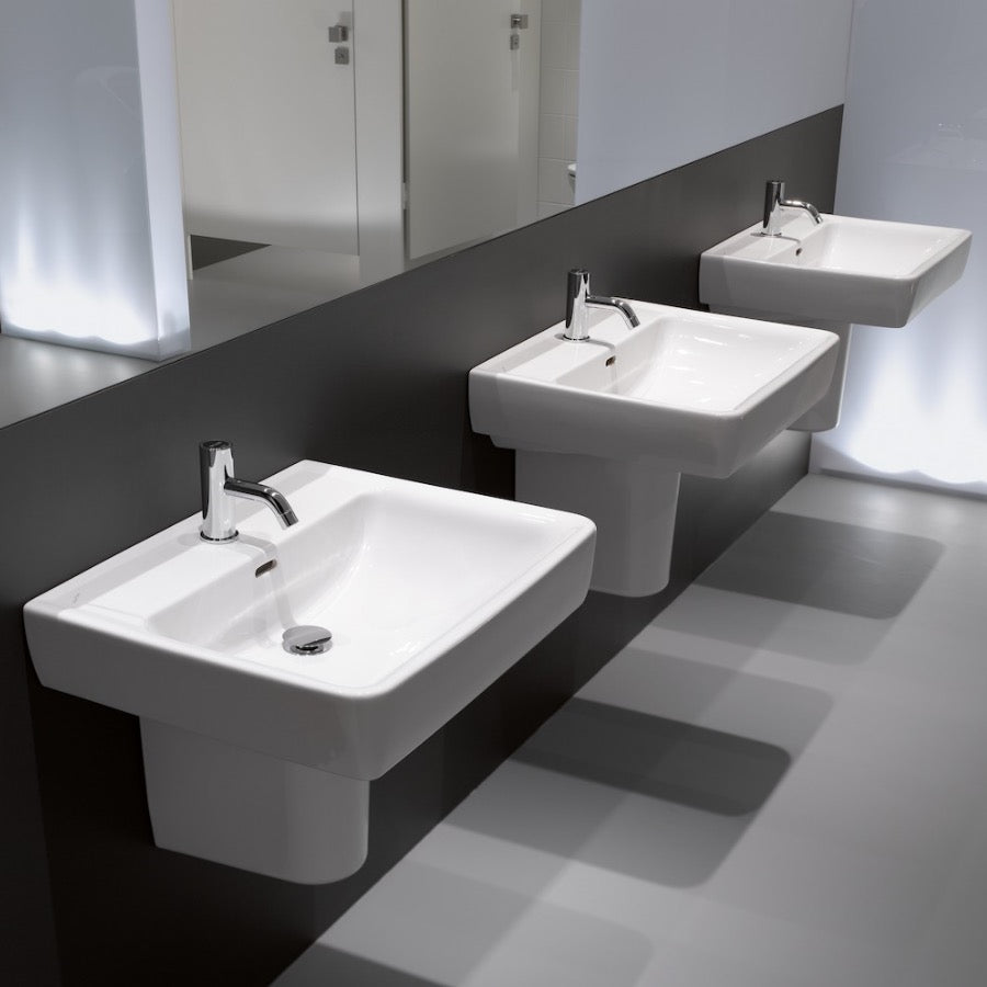 H8189520001041 Laufen Pro 60 x 48 cm pravokotni stenski keramični umivalnik z odprtino za armaturo