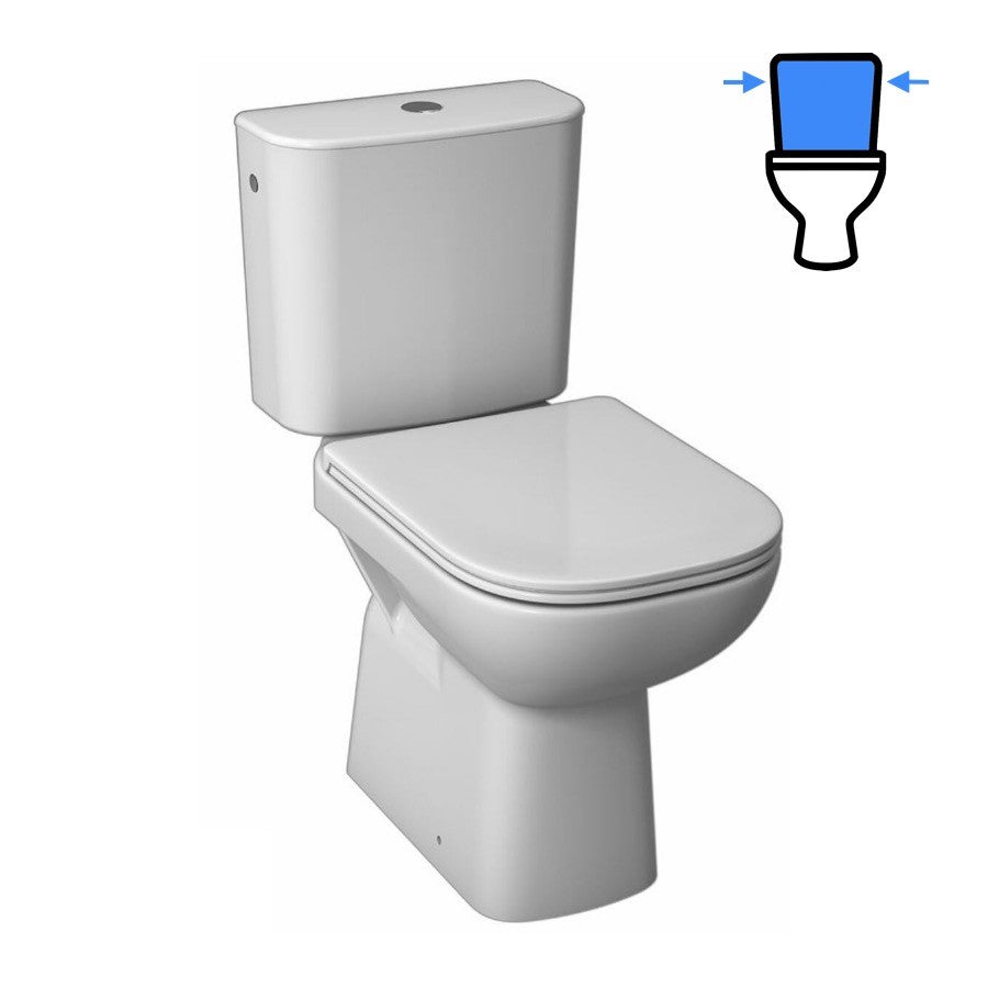 H8266170002801 Jika Deep talna WC školjka monoblok talni izliv