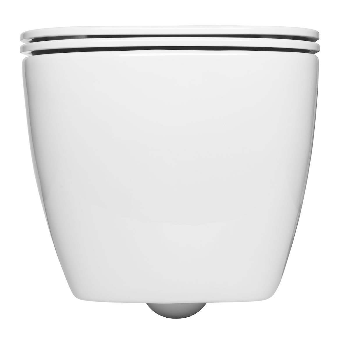 HA010 Glacera Havana viseča brezrobna WC školjka kvadratna