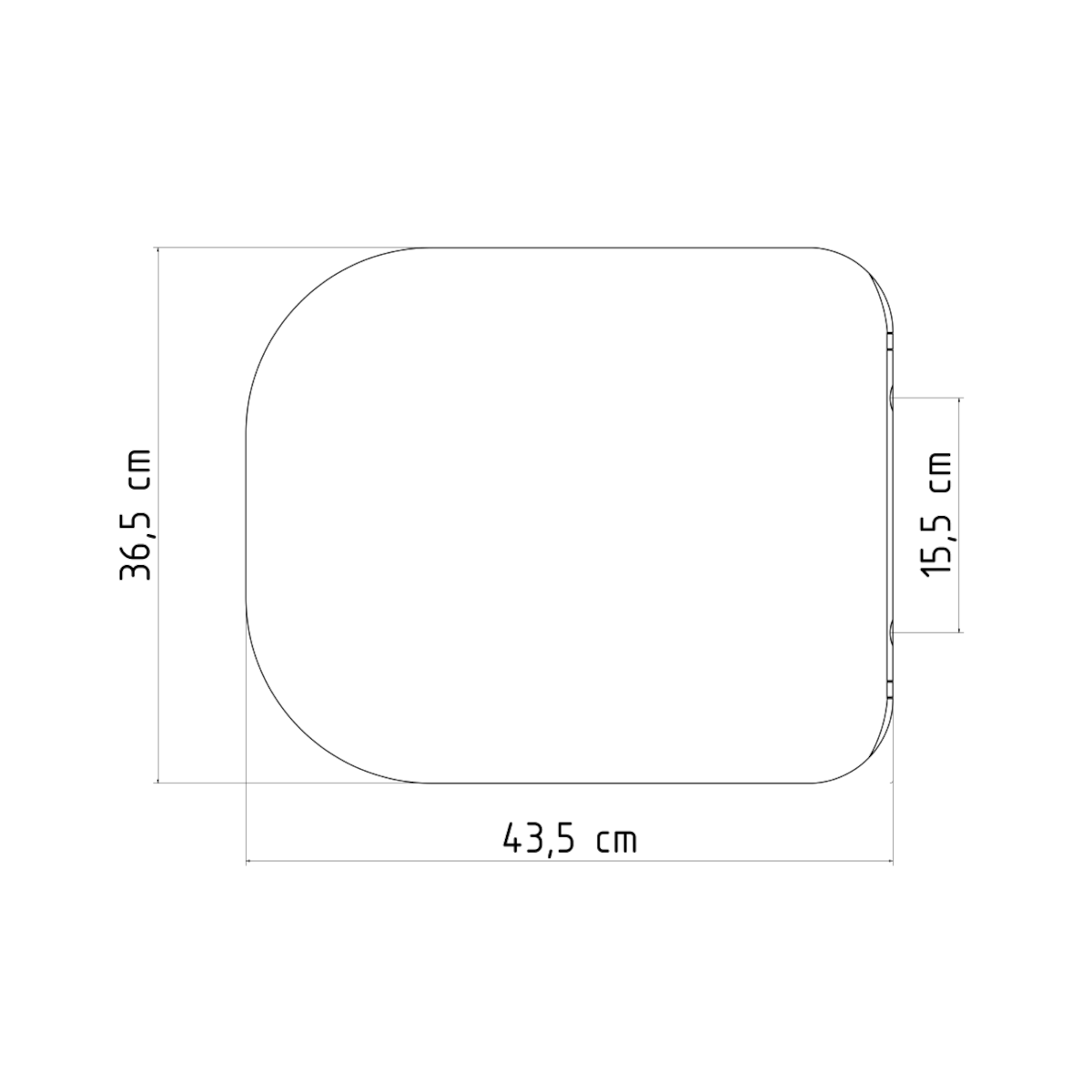 HA030S Glacera Havana WC deska s počasnim zapiranjem "Soft Close" & "Easy Lock"